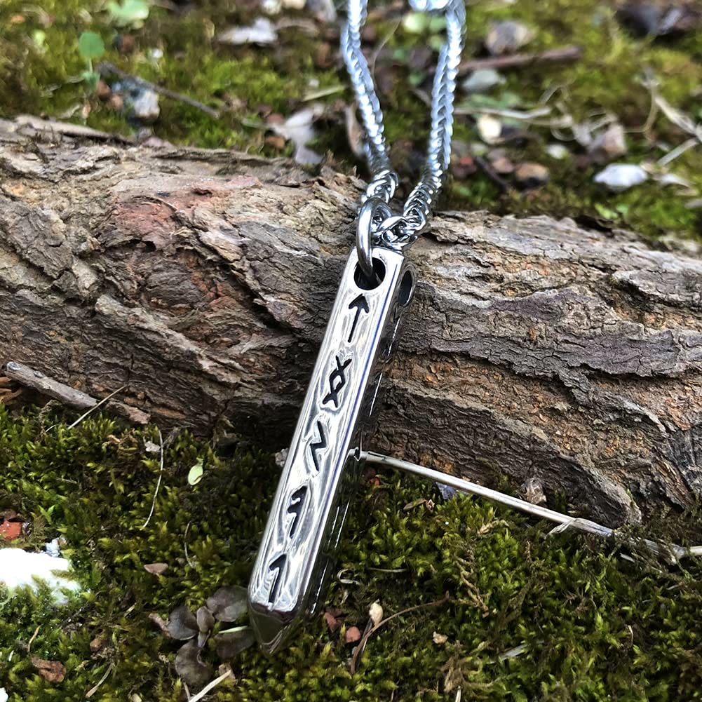 Three-dimensional Cone Type Rune Noordse Ketting