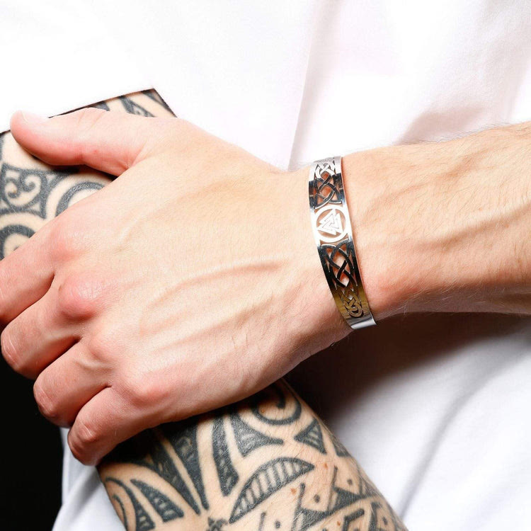 Valknut And Keltische knoop Symbol Armband