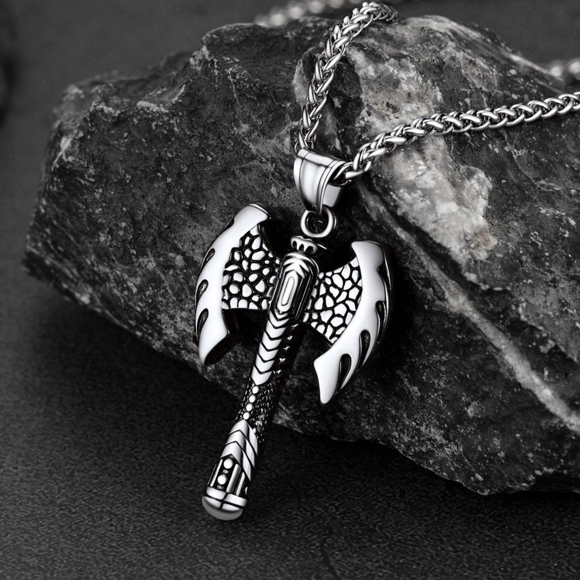Noorse Viking Massieve Bijl of Perun Ketting Amulet