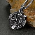 Noorse Viking Odin Kruis Hanger Ketting voor heren